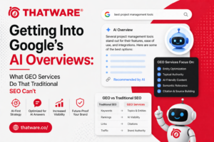 Ai overview ranking services